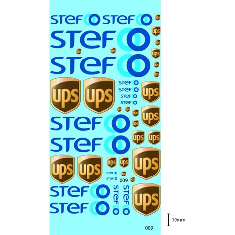 Decalcomanies Stef Ups Decals