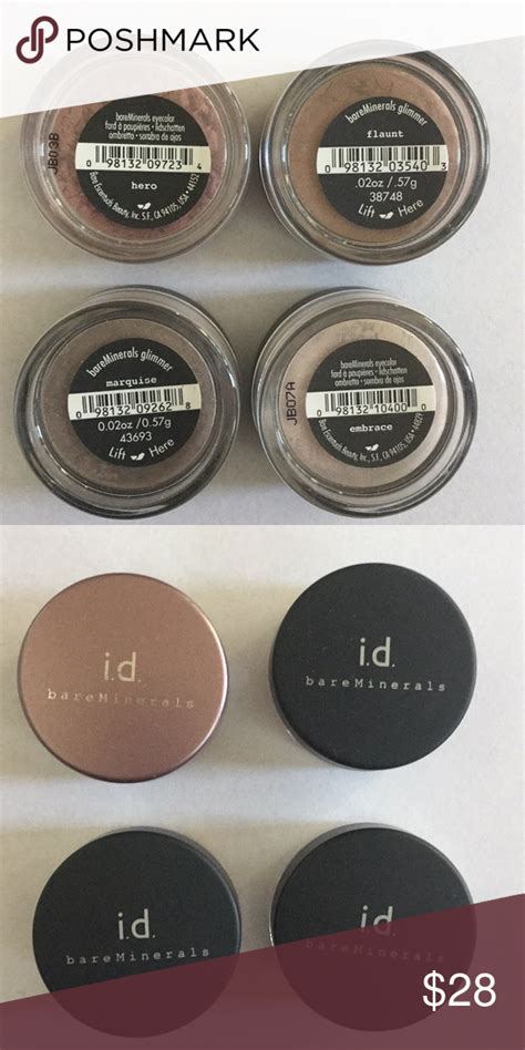 4 New Bareminerals Eyecolor Glimmer Eyeshadow Bareminerals Makeup