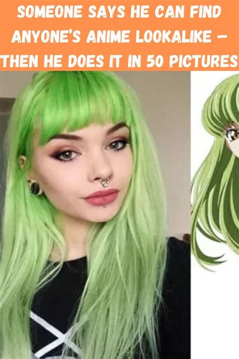 Someone Says He Can Find Anyone S Anime Lookalike Then He Does It In 50 Pictures Look Alike