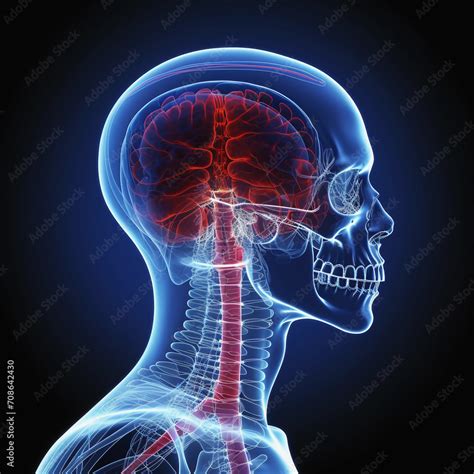 Radiology Head Skull And Brain X Ray For Human Examination