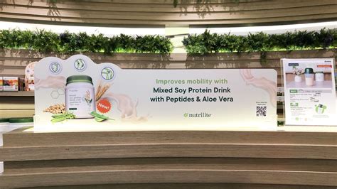 Nutrilite Mixed Soy Protein Drink With Peptides Aloe Vera