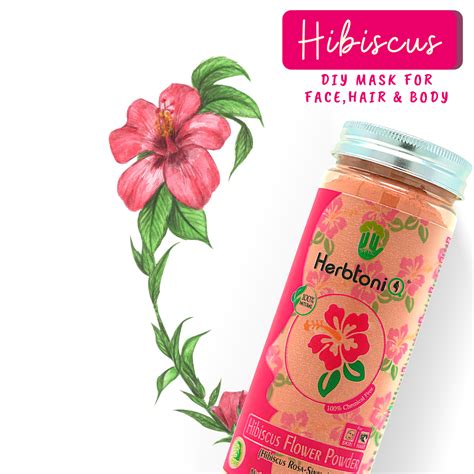 Herbtoniq Combo Of 2 100 Natural Hibiscus Flower Powder 150 Gram Each Hibiscus Rosa Sinensis