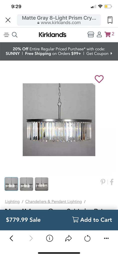 Chandelier Pendant Lights Kirklands Prism Ceiling Lights Home Decor