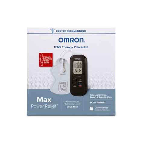 Omron Omron Max Power Relief Tens Unit Muscle Stimulator Pm Active