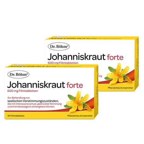 Dr Böhm Johanniskraut 600 mg forte Filmtabletten 2x30 St shop