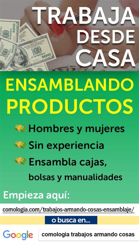 Trabajos Para Hacer Desde Casa