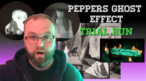 Peppers Ghost Effect Trail Run Haunted House Dolls House Youtube