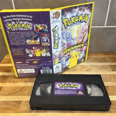 VINTAGE VHS POKEMON The First Movie Mewtwo Vs Mew 150 151 Animation