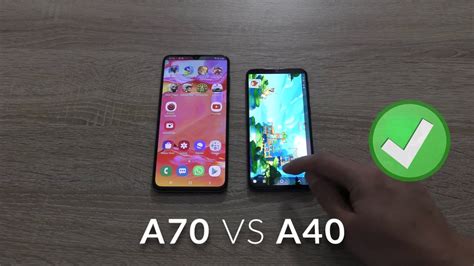 Samsung Galaxy A70 Vs A40 Comparison Speed Test And Camera