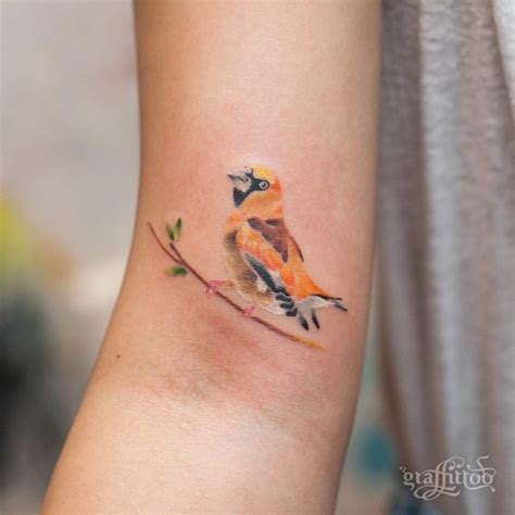 Birds And Lines By Tattooist Ian Wong