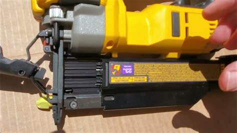 Remove Jammed Pin On A Dewalt 23ga Cordless Pin Nailer Youtube