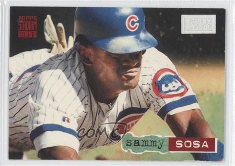 Topps Stadium Club St Day Issue Sammy Sosa Chicago Cubs