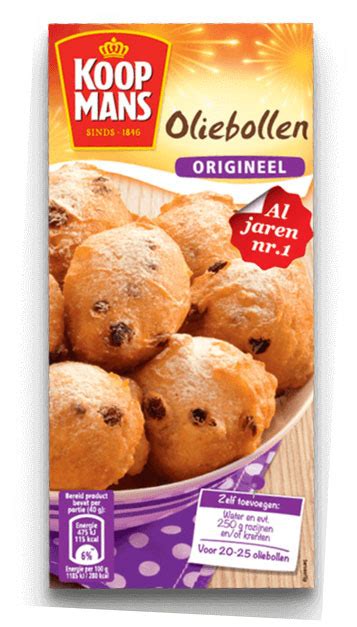 Koopmans Oliebollen Dutch Crullers Original Mix 500g Koopmans Holland