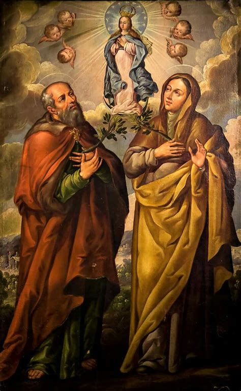 Today We Remember Saints Anne And Joachim The Parents Of The Blessed