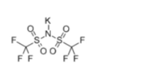 双三氟甲基磺酰基酰亚胺钾 Cas90076 67 8 分子式c2f6kno4s2 分子量31924 哔哩哔哩