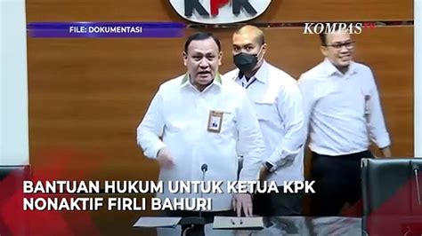 Nawawi Pomolango Sebut KPK Belum Putuskan Bantuan Hukum Untuk Firli