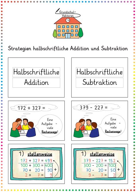 Strategien Halbschriftliche Addition Und Subtraktion