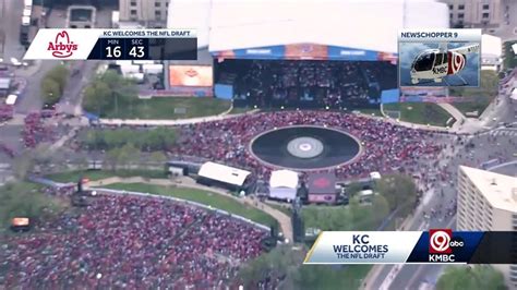 Newschopper Captures Aerial Views As North Lawn At Nfl Draft Reaches