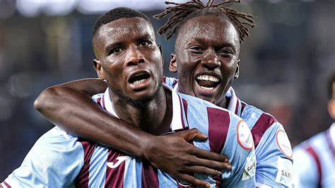 Trabzonspor dan Süper Lig e flaş cevap Paul Onuachu nun golünü