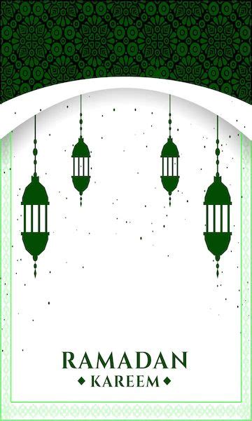 Premium Vector White Background Ramadan Template In Banner