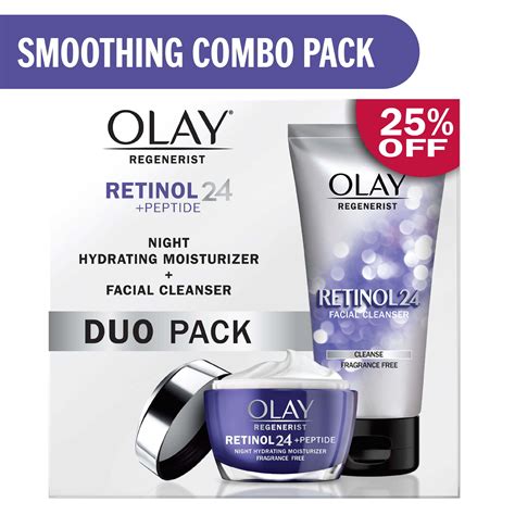 Olay Retinol 24 Cleanser Moisturizer Duo Pack