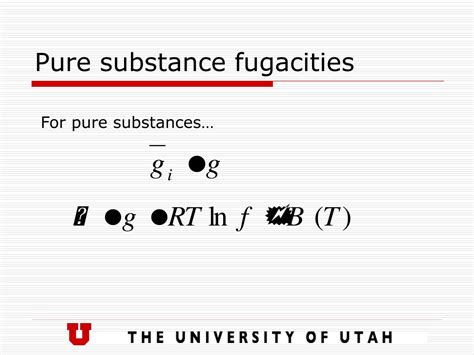 PPT Fugacity Ideal Solutions Activity Activity Coefficient