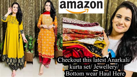 Party Wear Amazon Kurta Set Haul👗summer Special Outfits👗earring