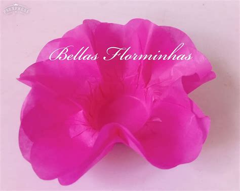 Forminhas Para Doces Flor Aberta Rosa Choque Elo7