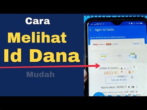 Cara Mudah Melihat ID DANA Kita Hebat