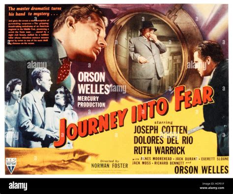 Journey Into Fear From Left Ruth Warrick Joseph Cotten Dolores Del