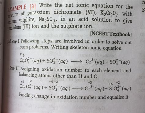 Write Balanced Net Ionic Equation For The Following Reaction In Acidic Solution Io3 Aq