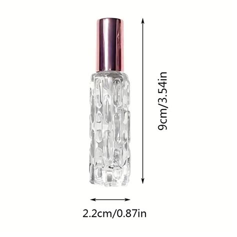 Wng Rose Gold Aluminum Nozzle Refillable Perfume Atomizer 10ml Portable Oil Spray Bottle For