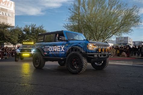 Ford Bronco During Sema Show Cruise Editorial Photo Image Of