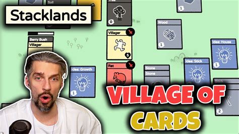 Build And Manage Your Cards Village Stacklands First Impressions