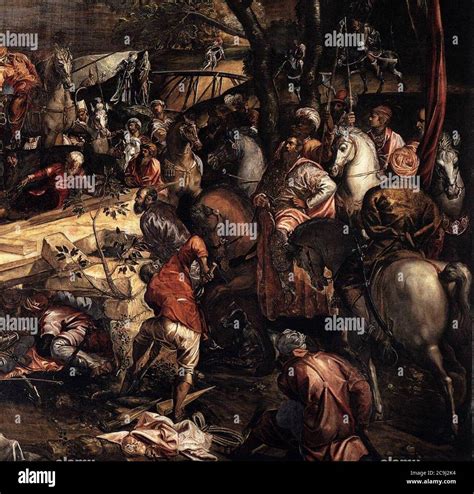 Jacopo Tintoretto - The Crucifixion (detail Stock Photo - Alamy