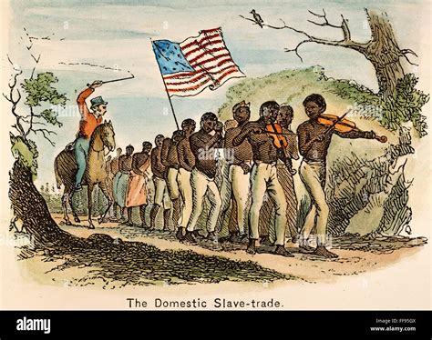 Slave March N The Domestic Slave Trade A Band Of Slaves