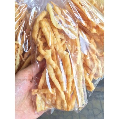 Jual Kerupuk Stik Pangsit Panjang Rasa Bawang Khas Selatpanjang