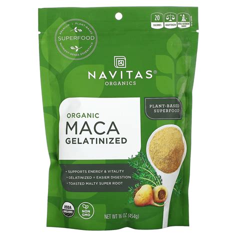 Navitas Organics Organic Maca Gelatinized Oz G Walmart