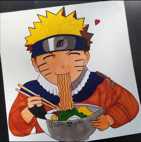 Naruto Uzumaki eating ramen by 974dodo974 on DeviantArt