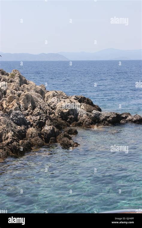 The Turkish coastline Stock Photo - Alamy