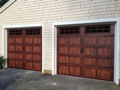 Carriage House Stamped Traditional Garage New York By Tgs Garages And Doors Houzz Uk