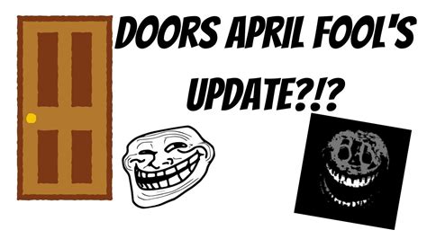 Playing Doors April Fools Update Youtube