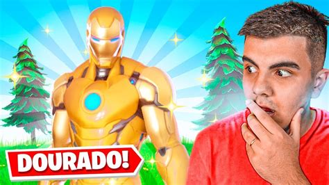 Incr Vel Liberei O Homem De Ferro Dourado No Fortnite Eldengoso