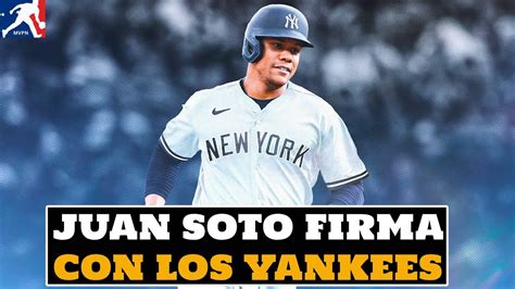 Juan Soto Firma Por Cifra R Cord Con Los Yankees De New York Mlb