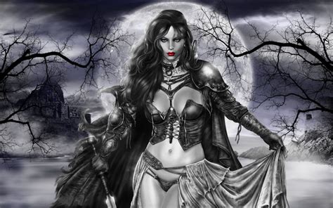 Gothic Sexy Vampires Dark Art Vampire Women Gothic Horror Wallpaper 1680x1050 29043