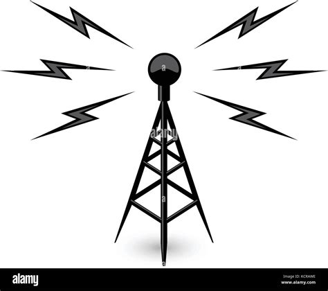 Communication Tower Stock Vector Images Alamy