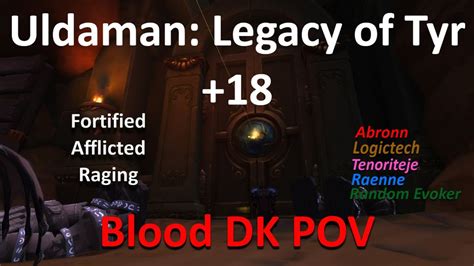 WoW DF Uldaman Legacy Of Tyr 18 Forti Blood DK POV YouTube