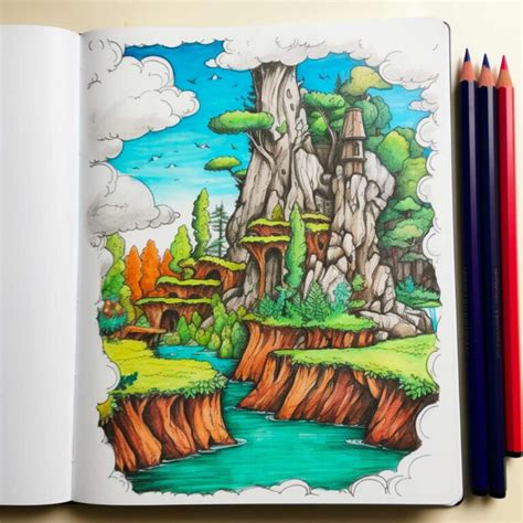 25 Landscape Drawing Ideas: Inspiration for Your Next Masterpiece ...