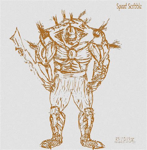 scribble character concept  rishabhs  deviantart