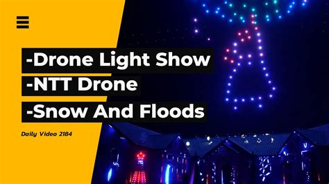 Christmas Drone Light Shows At Homes, NTT Communications Drone ...